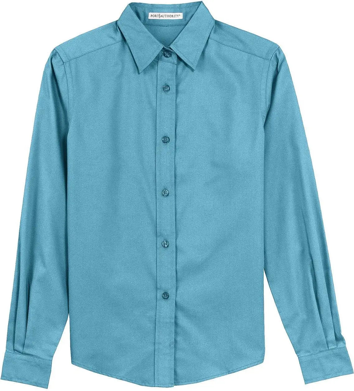 Port Authority L608 Women’s Long Sleeve Easy Care Shirt - Maui Blue