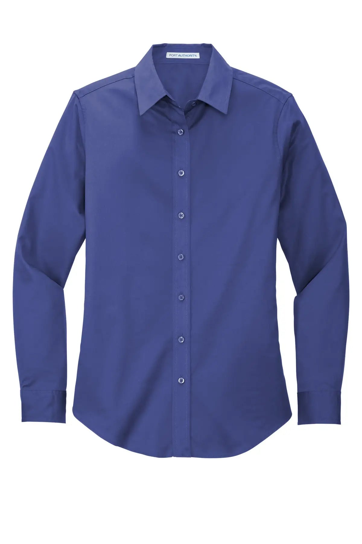 Port Authority L608 Women’s Long Sleeve Easy Care Shirt - Mediterranean Blue