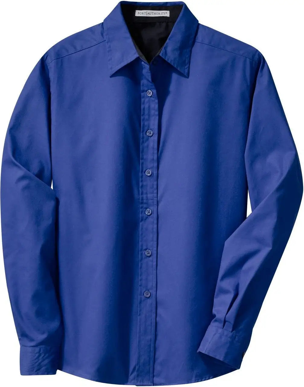 Port Authority L608 Women’s Long Sleeve Easy Care Shirt - Royal Classic Navy