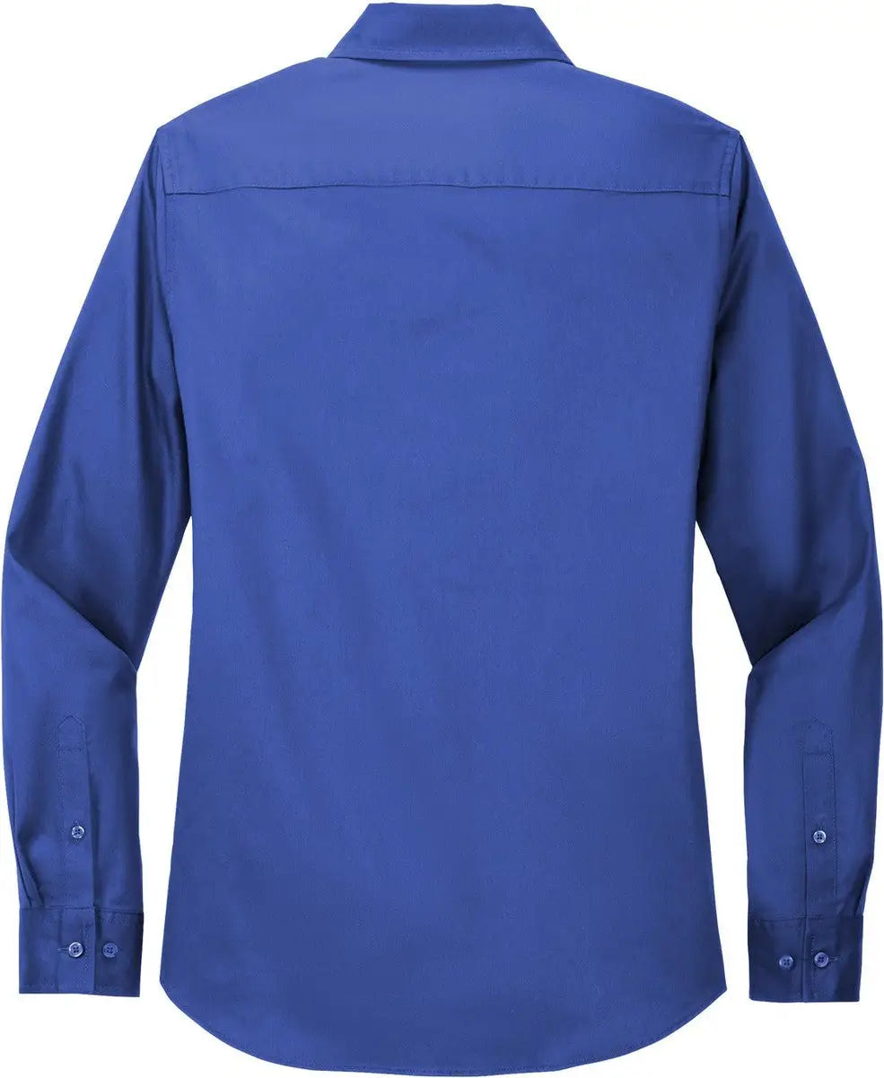 Port Authority L608 Women’s Long Sleeve Easy Care Shirt - Royal Classic Navy