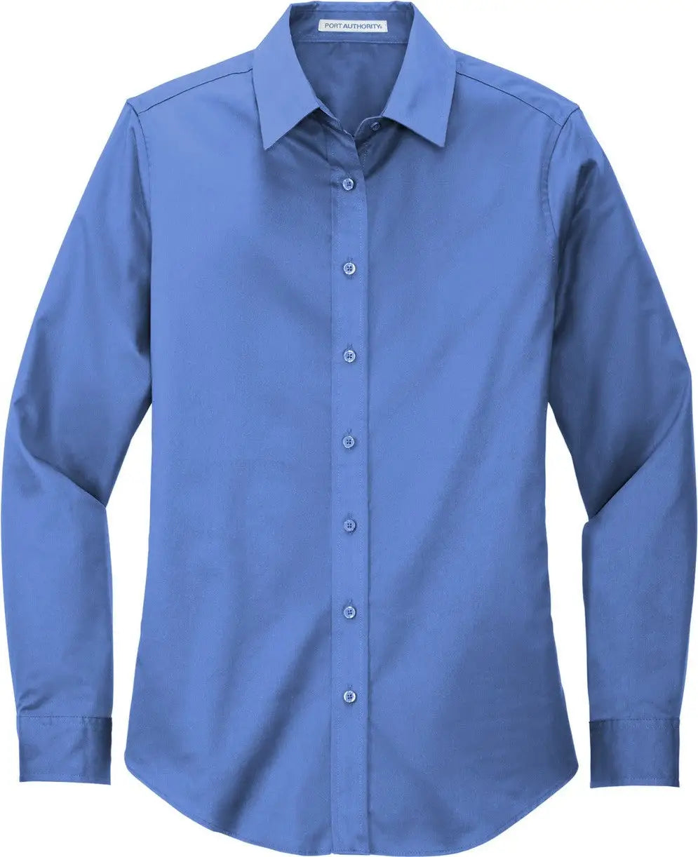 Port Authority L608 Women’s Long Sleeve Easy Care Shirt - Ultramarine Blue