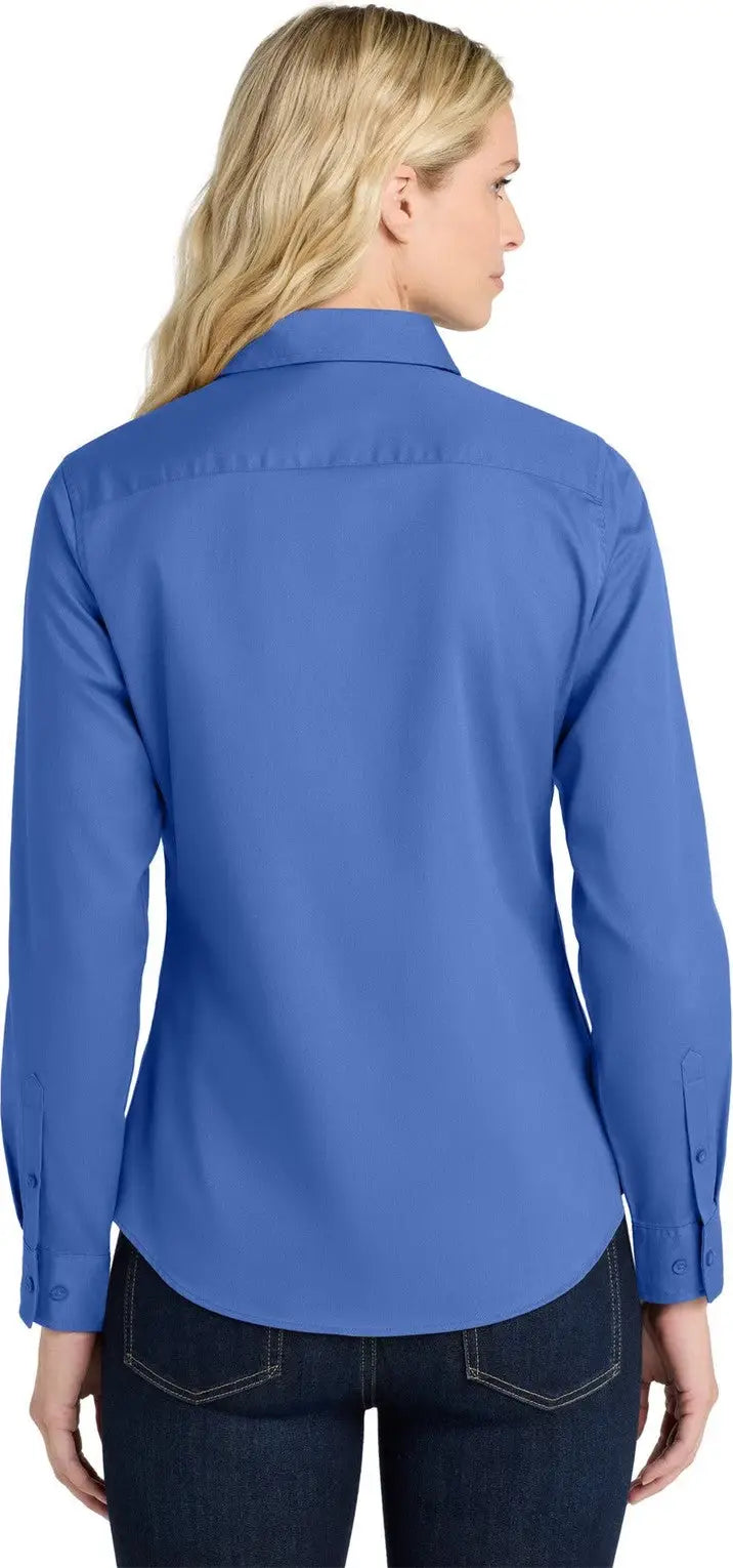 Port Authority L608 Women’s Long Sleeve Easy Care Shirt - Ultramarine Blue