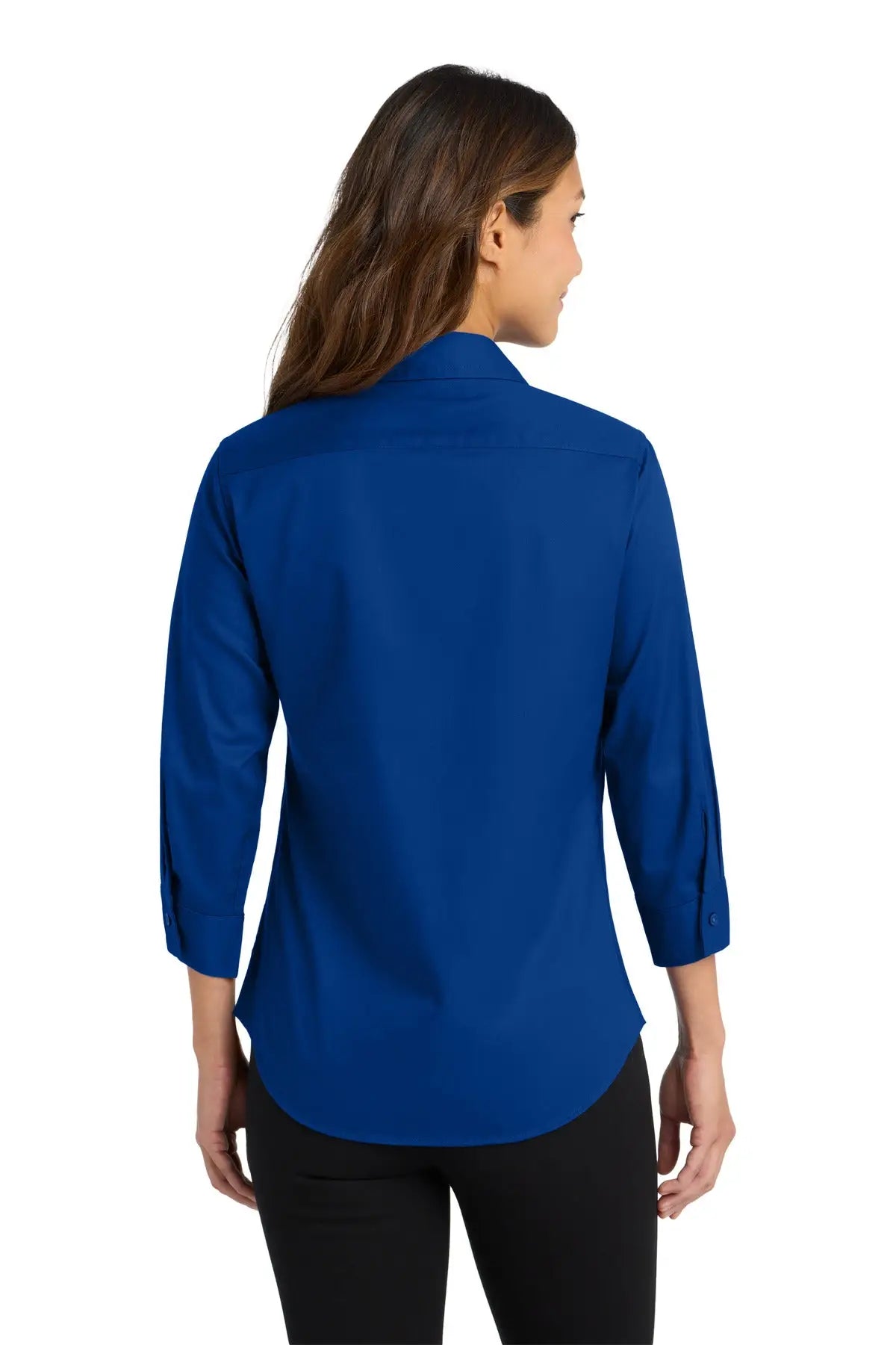Port Authority L612 Women’s 3/4-sleeve Easy Care Shirt - Royal