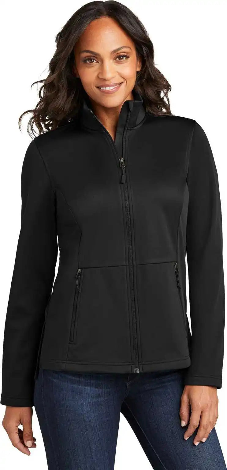Port Authority L617 Ladies Flexshell Jacket - Deep Black