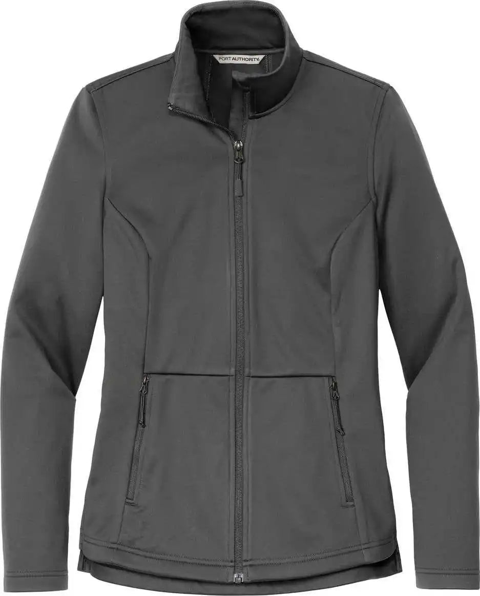 Port Authority L617 Ladies Flexshell Jacket Smoke Grey