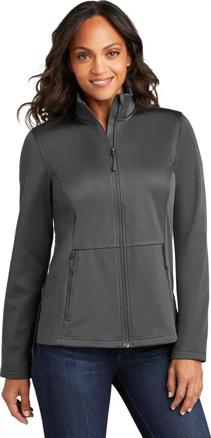 Port Authority L617 Ladies Flexshell Jacket Smoke Grey