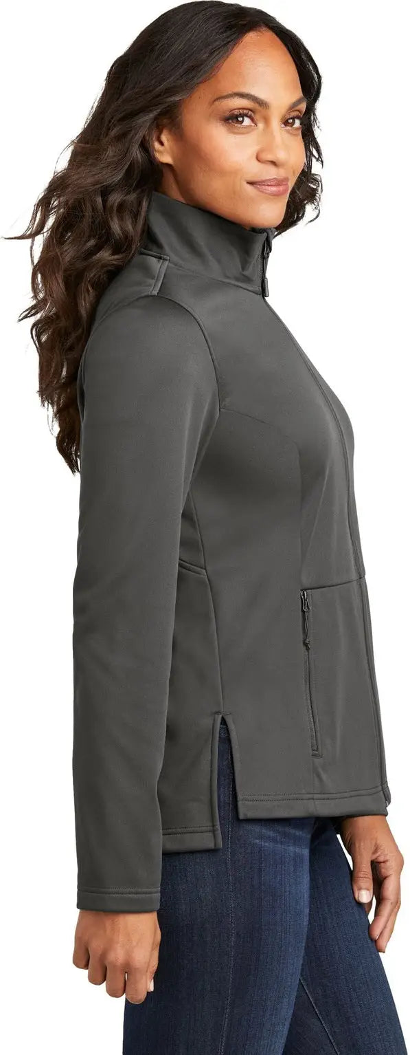 Port Authority L617 Women’s Flexshell Jacket - Gray Steel