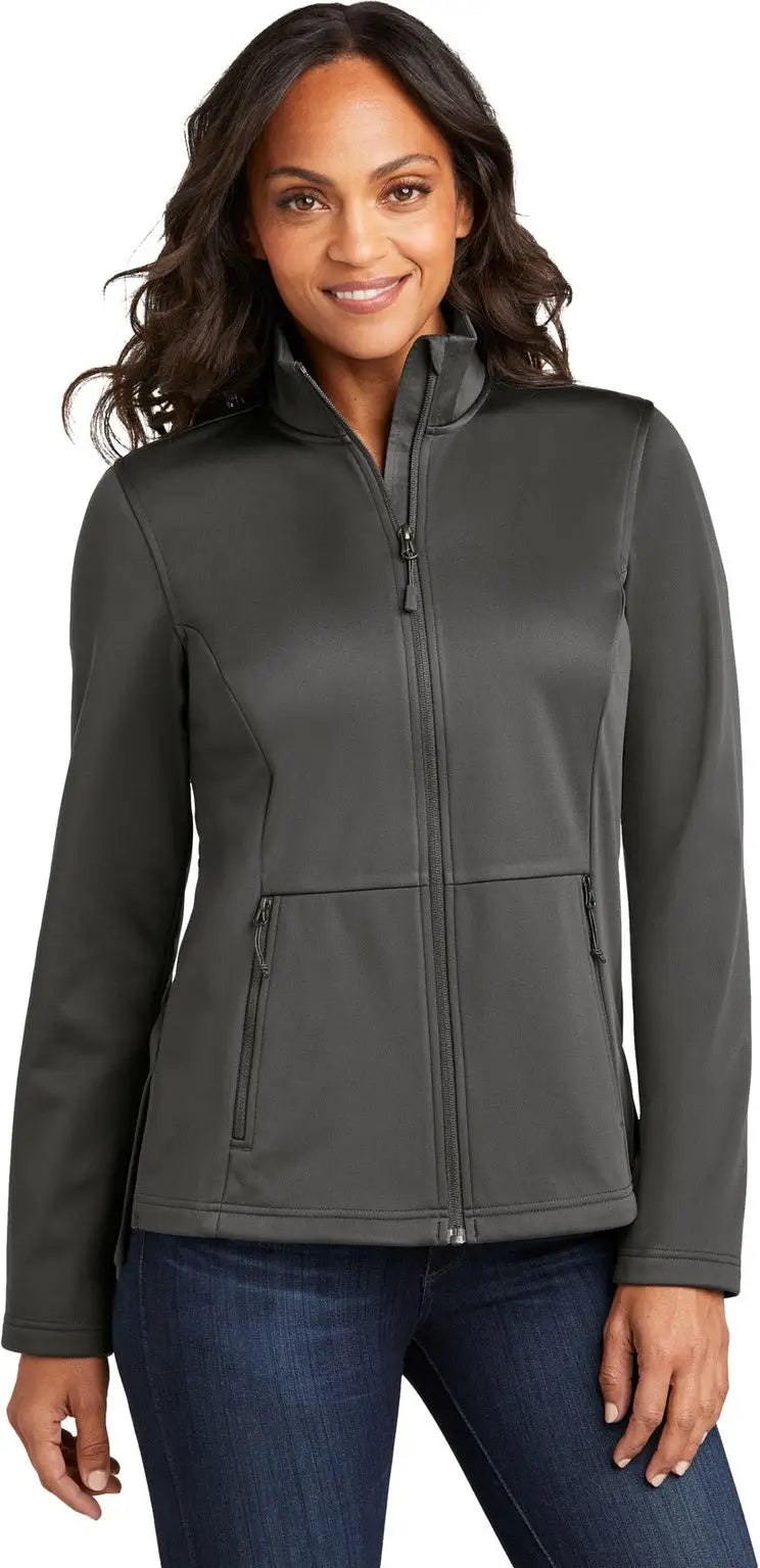 Port Authority L617 Women’s Flexshell Jacket - Gray Steel - Ladies Xs