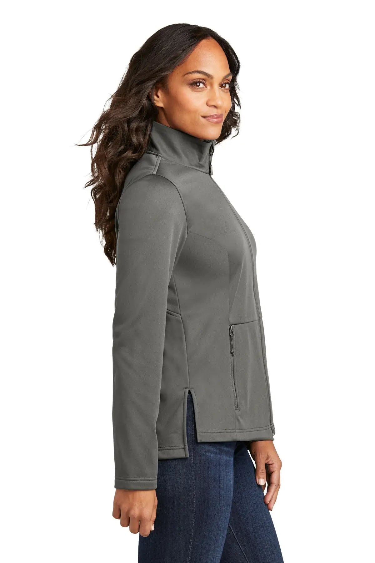 Port Authority L617 Women’s Flexshell Jacket - Smoke Gray