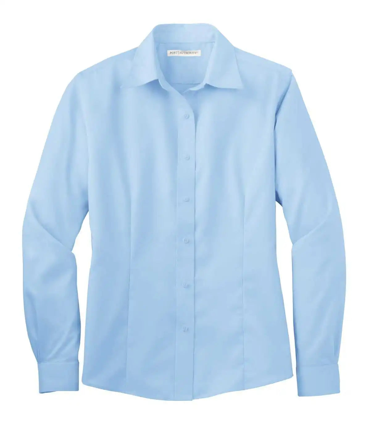 Port Authority L638 Ladies Non-iron Twill Shirt - Sky Blue