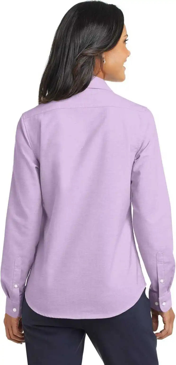 Port Authority L658 Ladies Superpro Oxford Shirt - Soft Purple