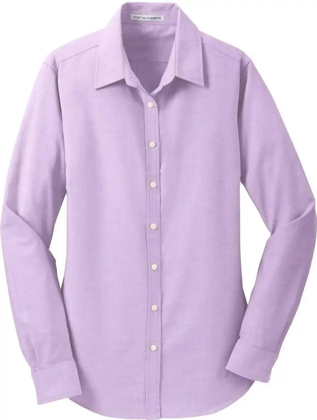 Port Authority L658 Ladies Superpro Oxford Shirt Soft Purple