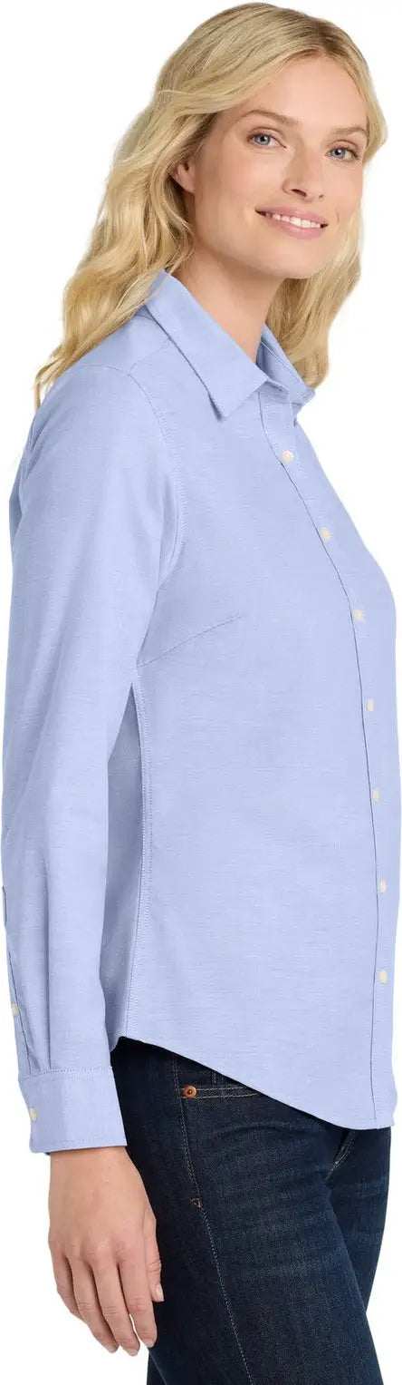 Port Authority L658 Women’s Superpro Oxford Shirt - Blue