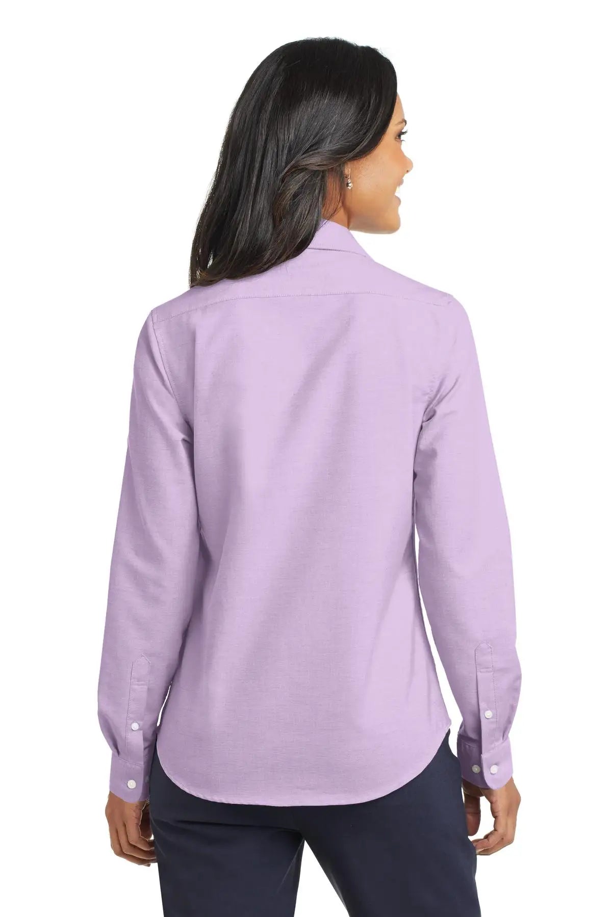 Port Authority L658 Women’s Superpro Oxford Shirt - Soft Purple