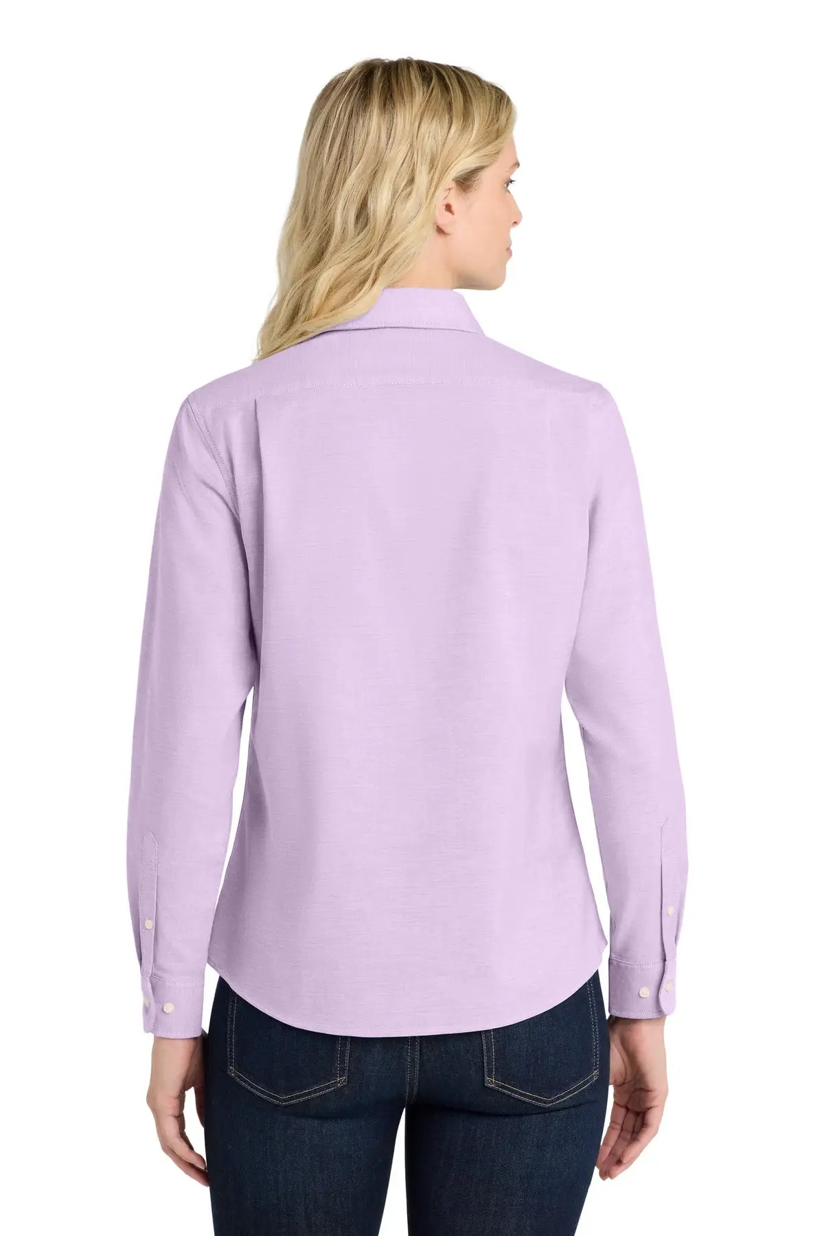 Port Authority L658 Women’s Superpro Oxford Shirt - Soft Purple