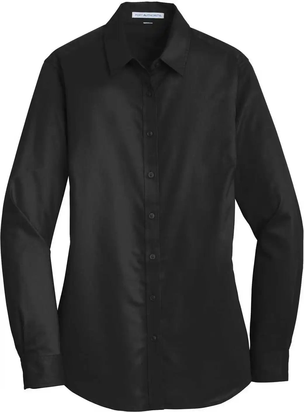 Port Authority L663 Ladies Superpro Twill Shirt Black