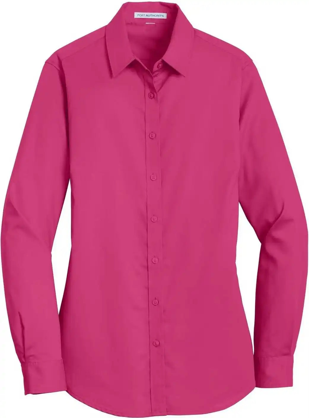 Port Authority L663 Ladies Superpro Twill Shirt - Pink Azalea