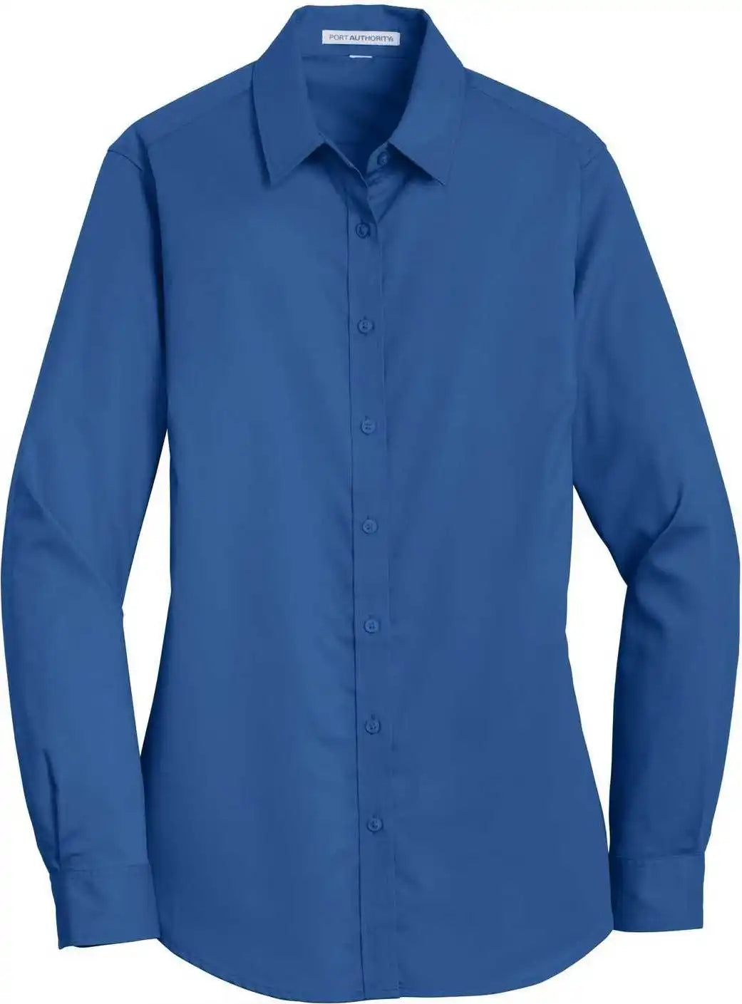 Port Authority L663 Ladies Superpro Twill Shirt True Blue