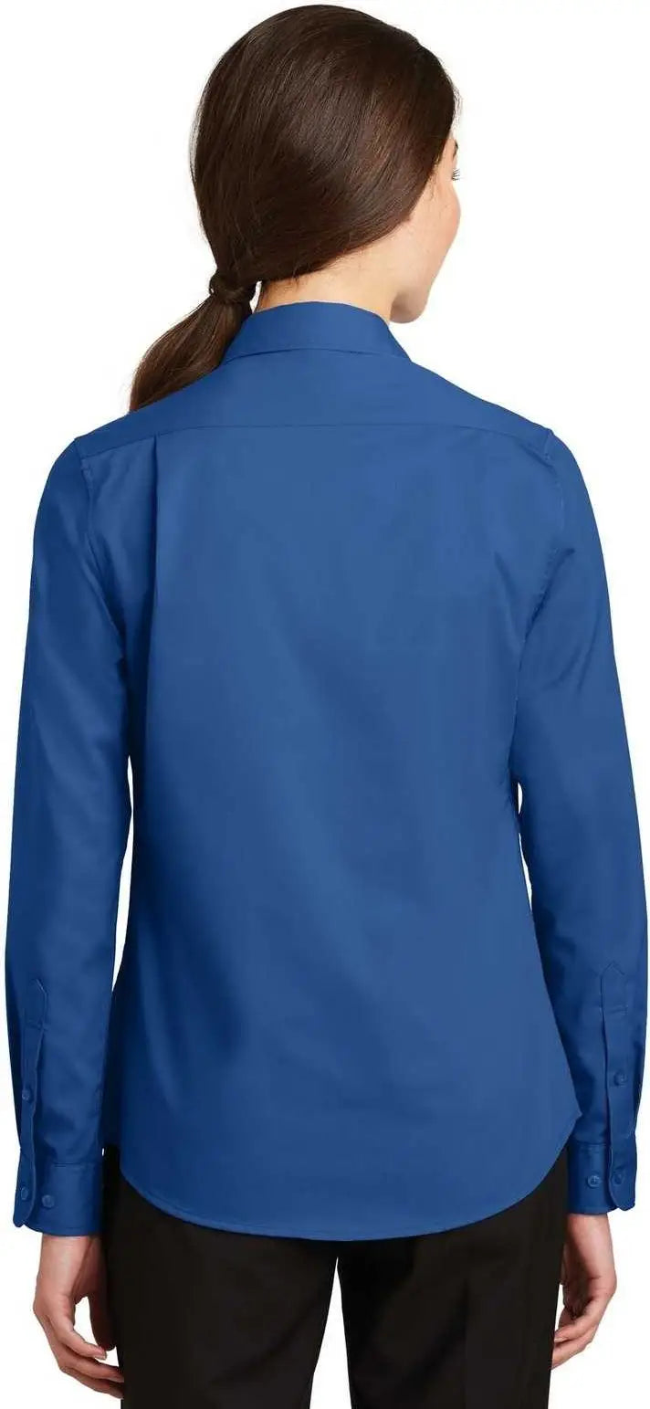 Port Authority L663 Ladies Superpro Twill Shirt - True Blue
