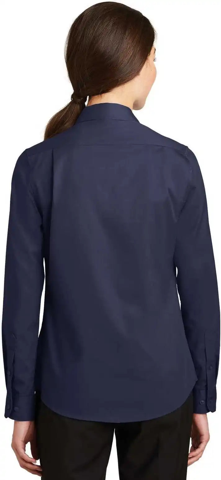 Port Authority L663 Ladies Superpro Twill Shirt True Navy