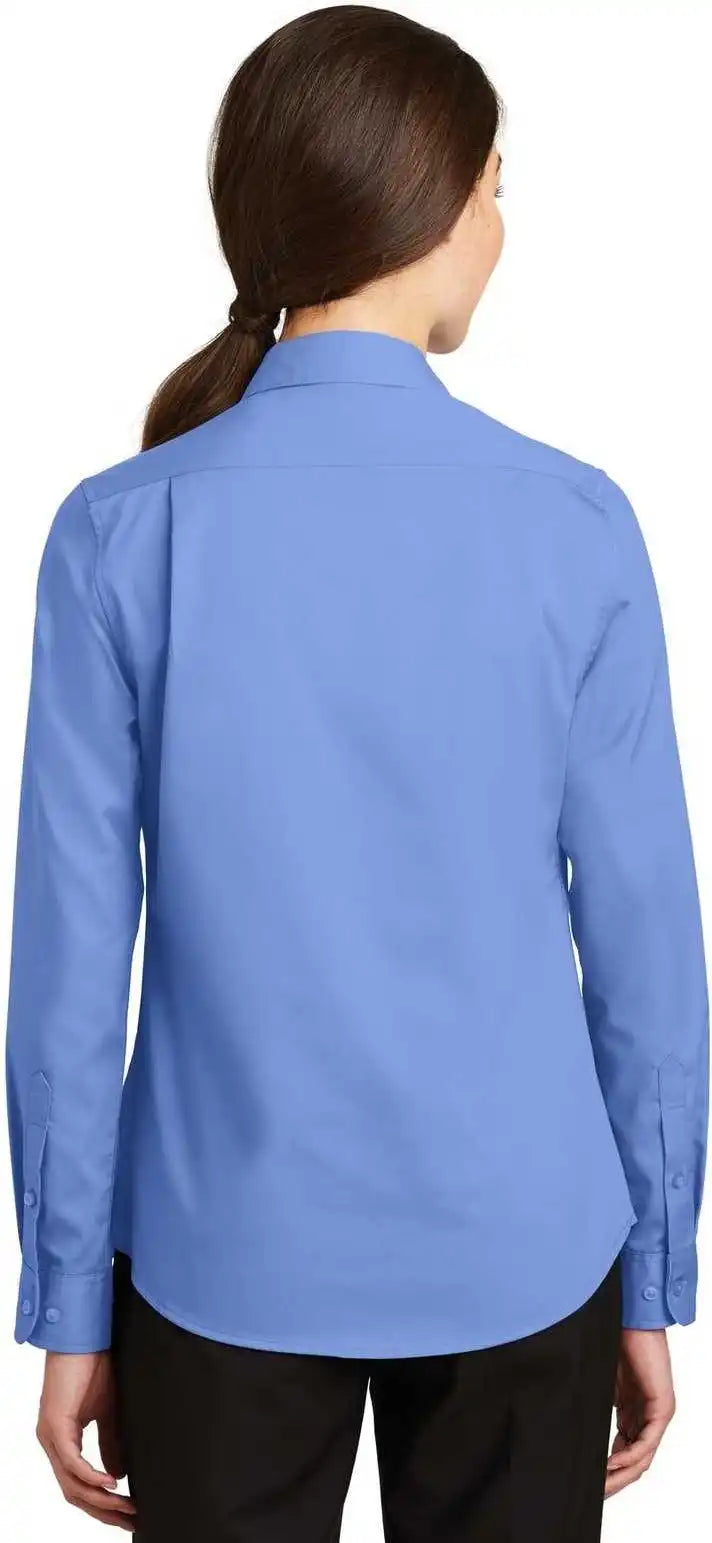 Port Authority L663 Ladies Superpro Twill Shirt Ultramarine Blue