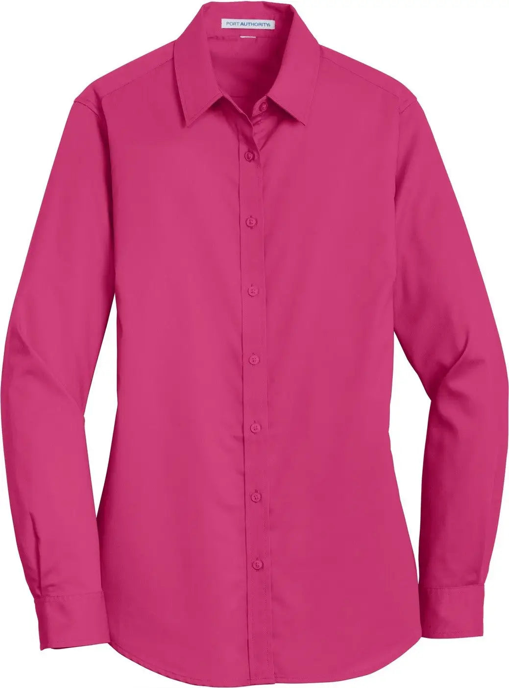 Port Authority L663 Women’s Superpro Twill Shirt - Pink Azalea