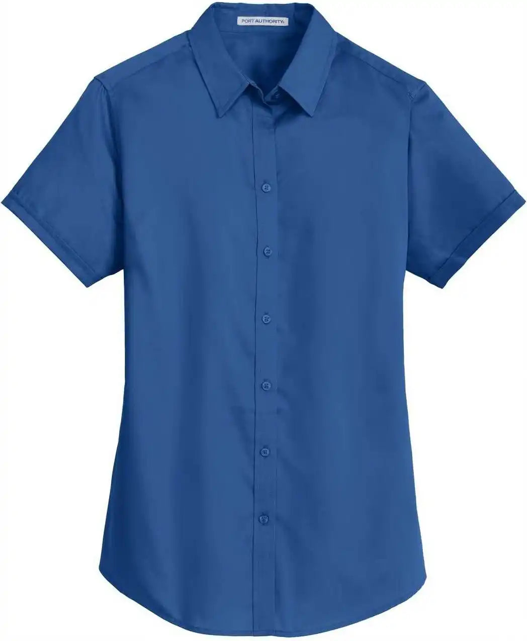 Port Authority L664 Ladies Short Sleeve Superpro Twill Shirt - True Blue