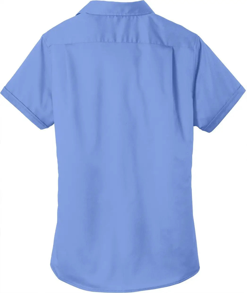 Port Authority L664 Women’s Short Sleeve Superpro Twill Shirt - Ultramarine Blue - Ladies Xs