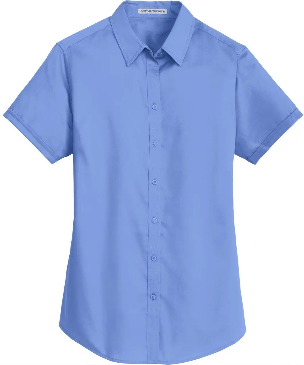 Port Authority L664 Women’s Short Sleeve Superpro Twill Shirt - Ultramarine Blue