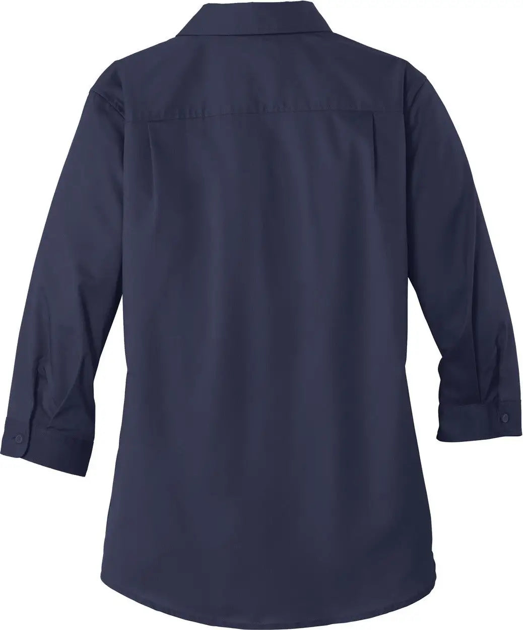 Port Authority L665 Women’s 3/4-sleeve Superpro Twill Shirt - True Navy