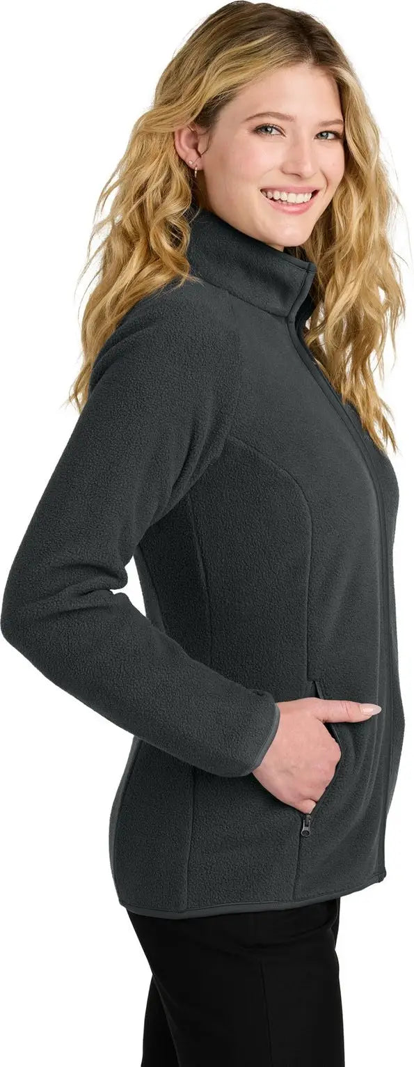Port Authority L700 Women’s C-free Raglan Fleece - Gray Steel