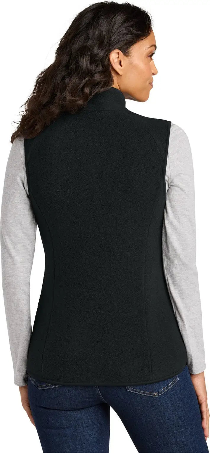Port Authority L702 Women’s C-free Fleece Vest - Deep Black