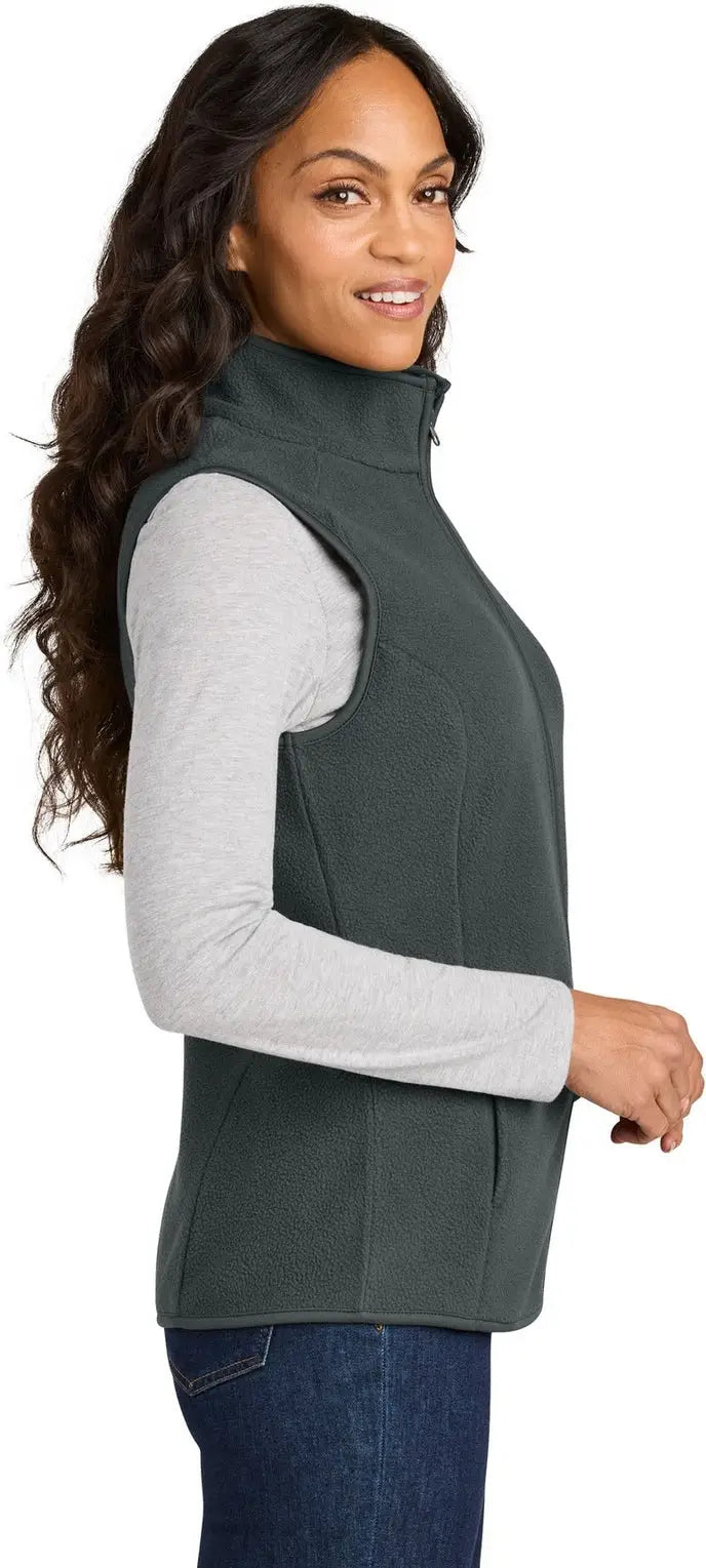 Port Authority L702 Women’s C-free Fleece Vest - Gray Steel