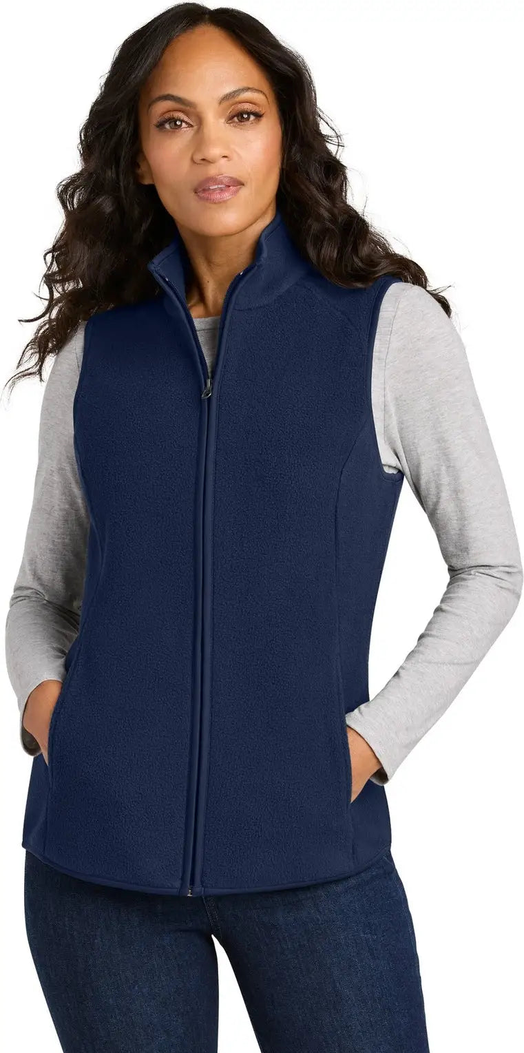 Port Authority L702 Women’s C-free Fleece Vest - True Navy - Ladies Xs