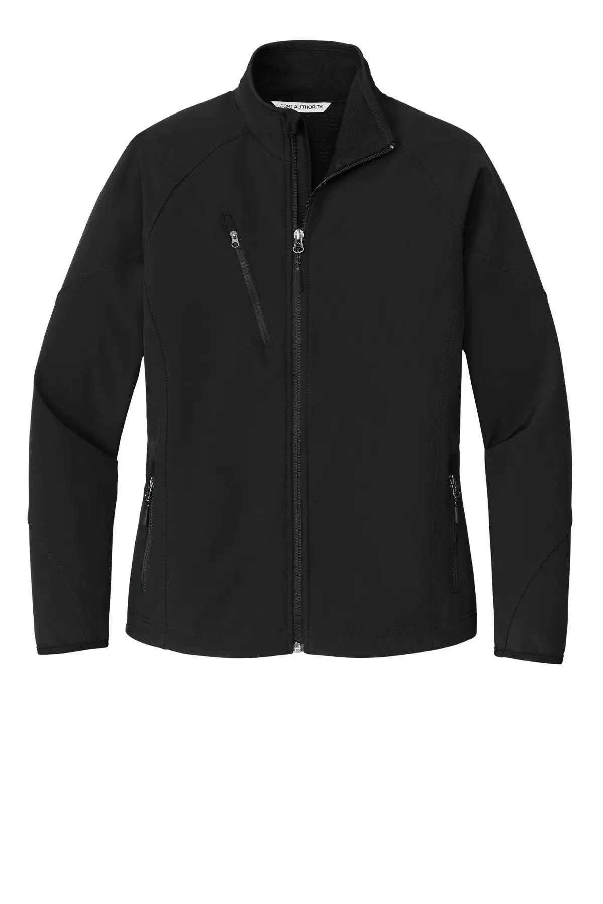 Port Authority L705 Women’s Textured Soft Shell Jacket - Black