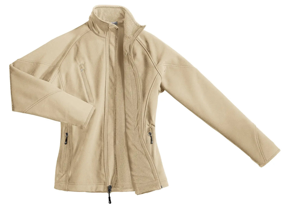 Port Authority L705 Women’s Textured Soft Shell Jacket - Stone