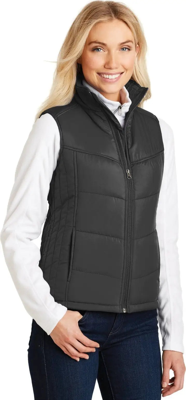 Port Authority L709 Women’s Puffy Vest - Black