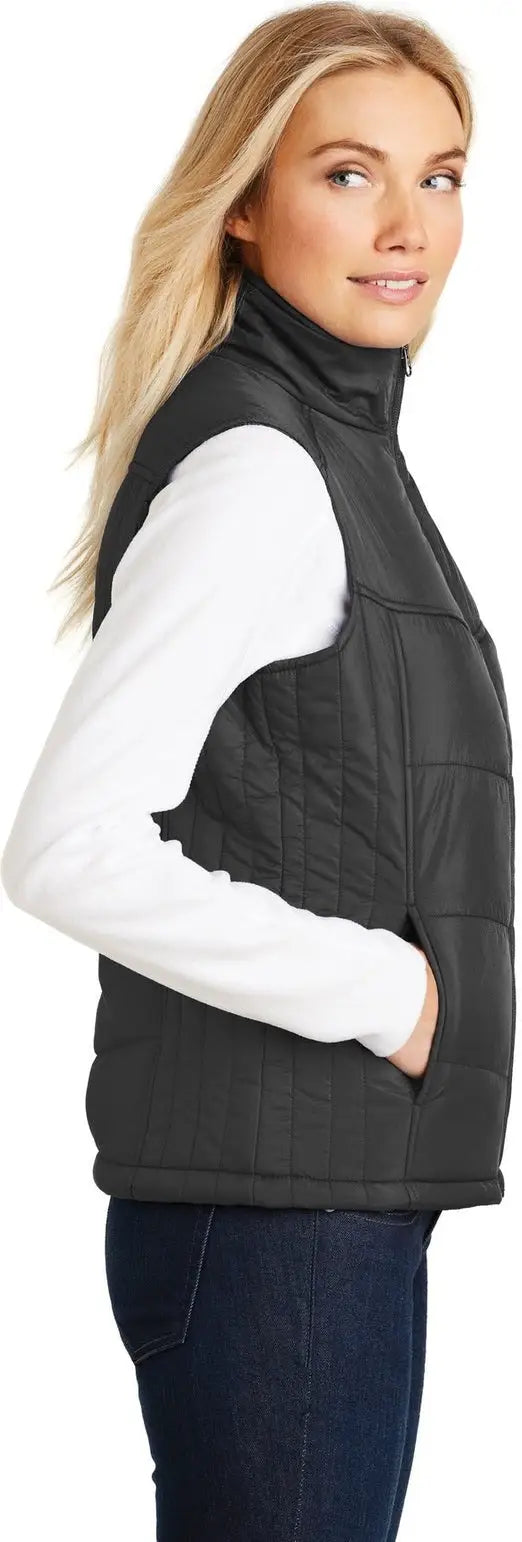 Port Authority L709 Women’s Puffy Vest - Black