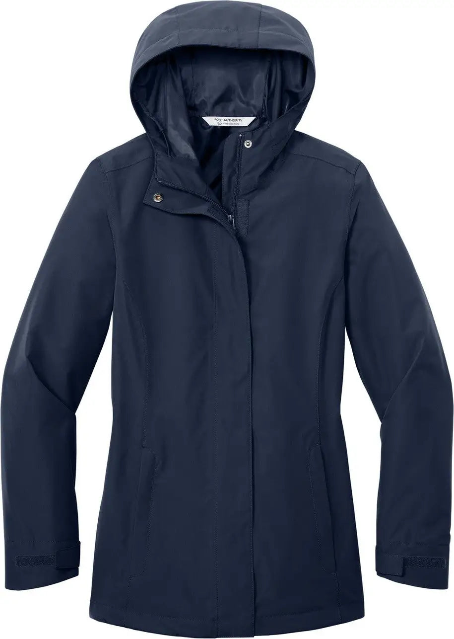 Port Authority L714 Women’s C-free Rain Jacket - True Navy