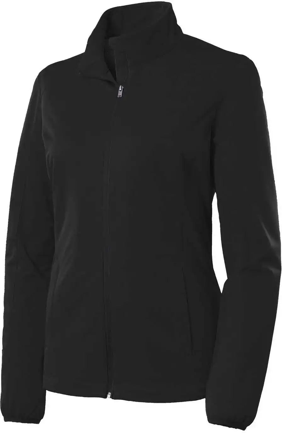 Port Authority L717 Ladies Active Soft Shell Jacket Deep Black
