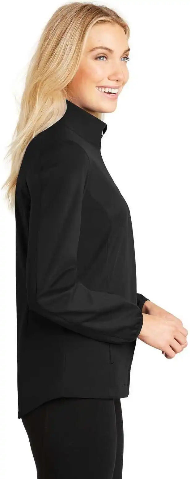 Port Authority L717 Ladies Active Soft Shell Jacket Deep Black