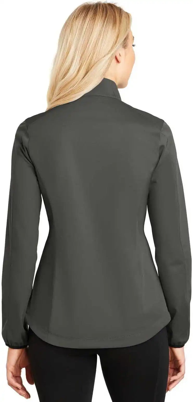 Port Authority L717 Ladies Active Soft Shell Jacket - Gray Steel