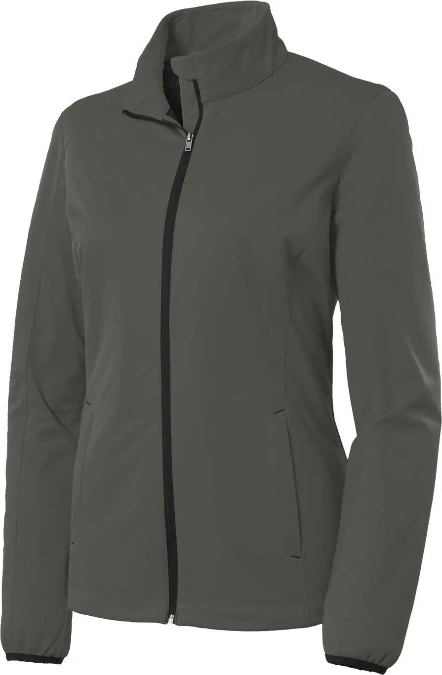Port Authority L717 Women’s Active Soft Shell Jacket - Gray Steel
