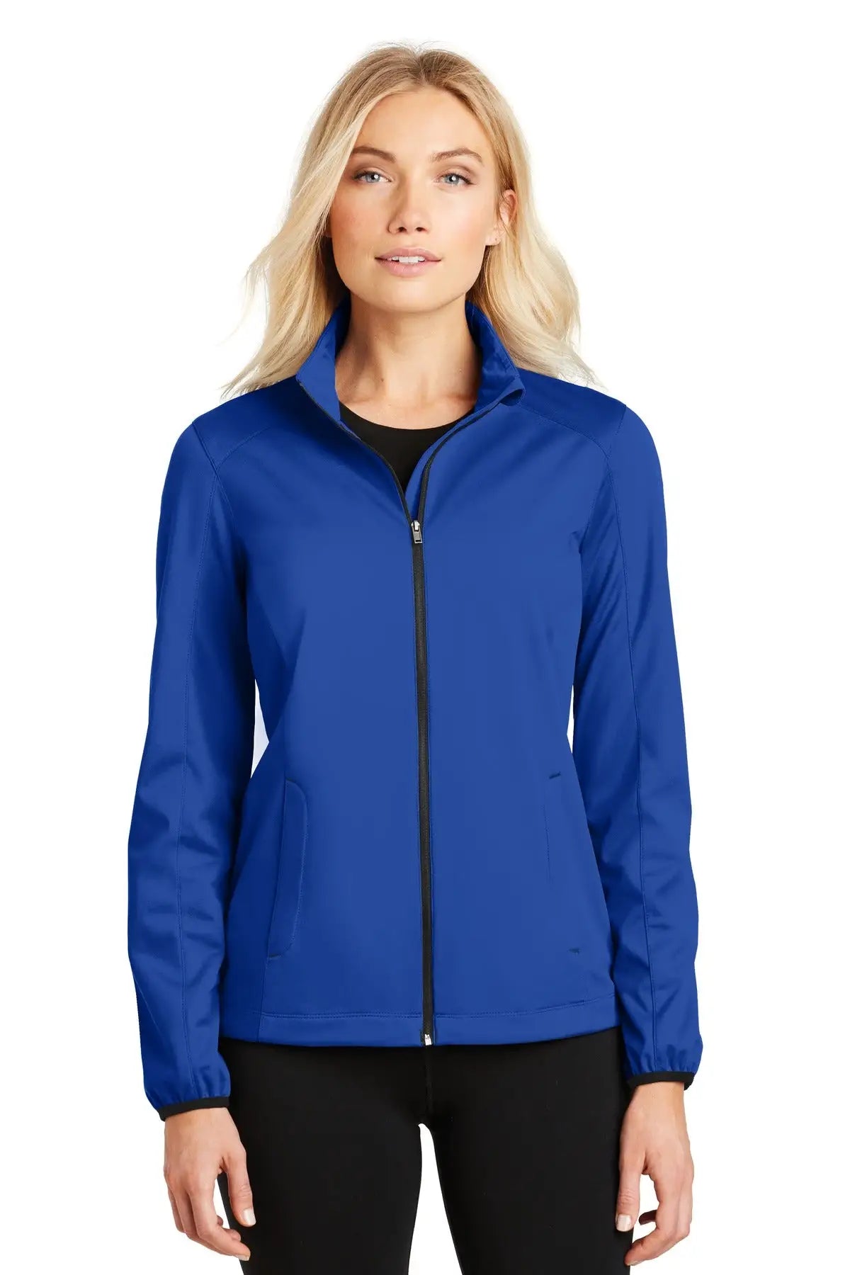Port Authority L717 Women’s Active Soft Shell Jacket - True Royal - Ladies Xs