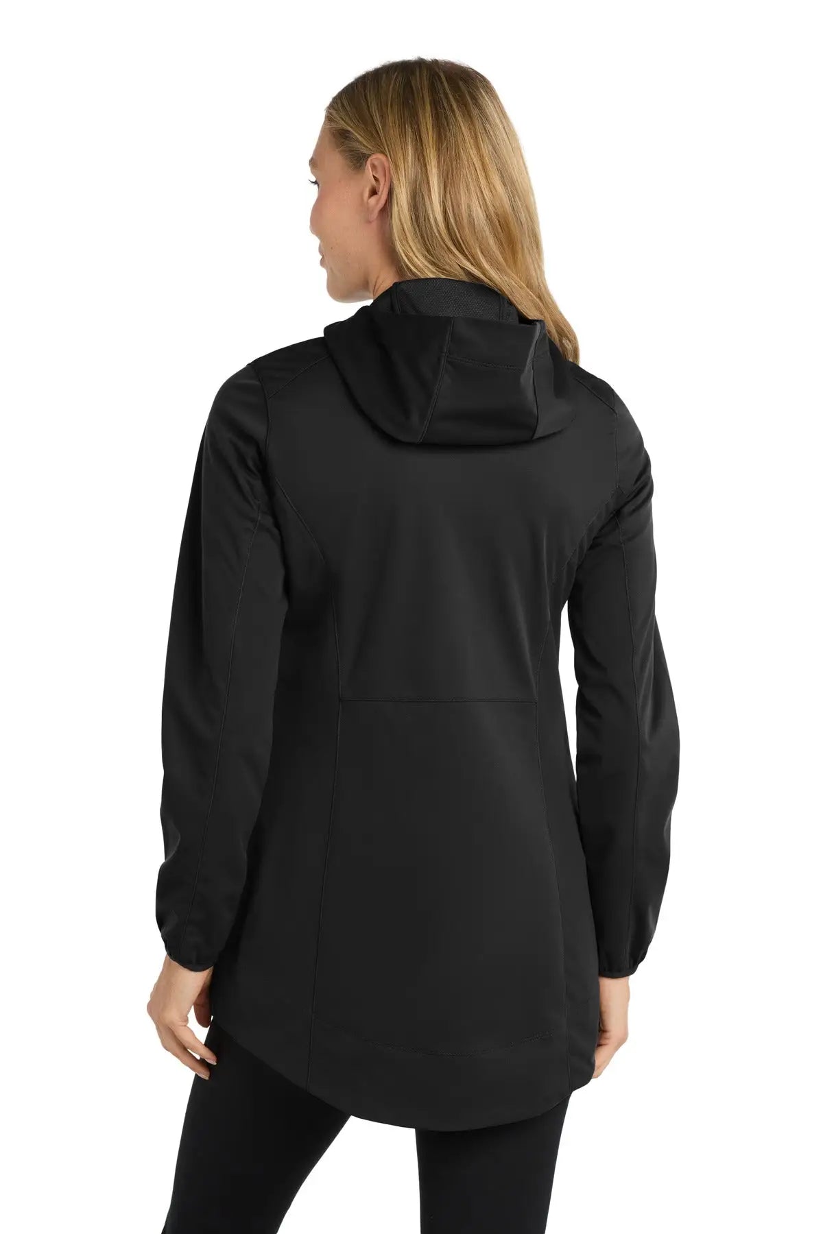 Port Authority L719 Women’s Active Hooded Soft Shell Jacket - Deep Black