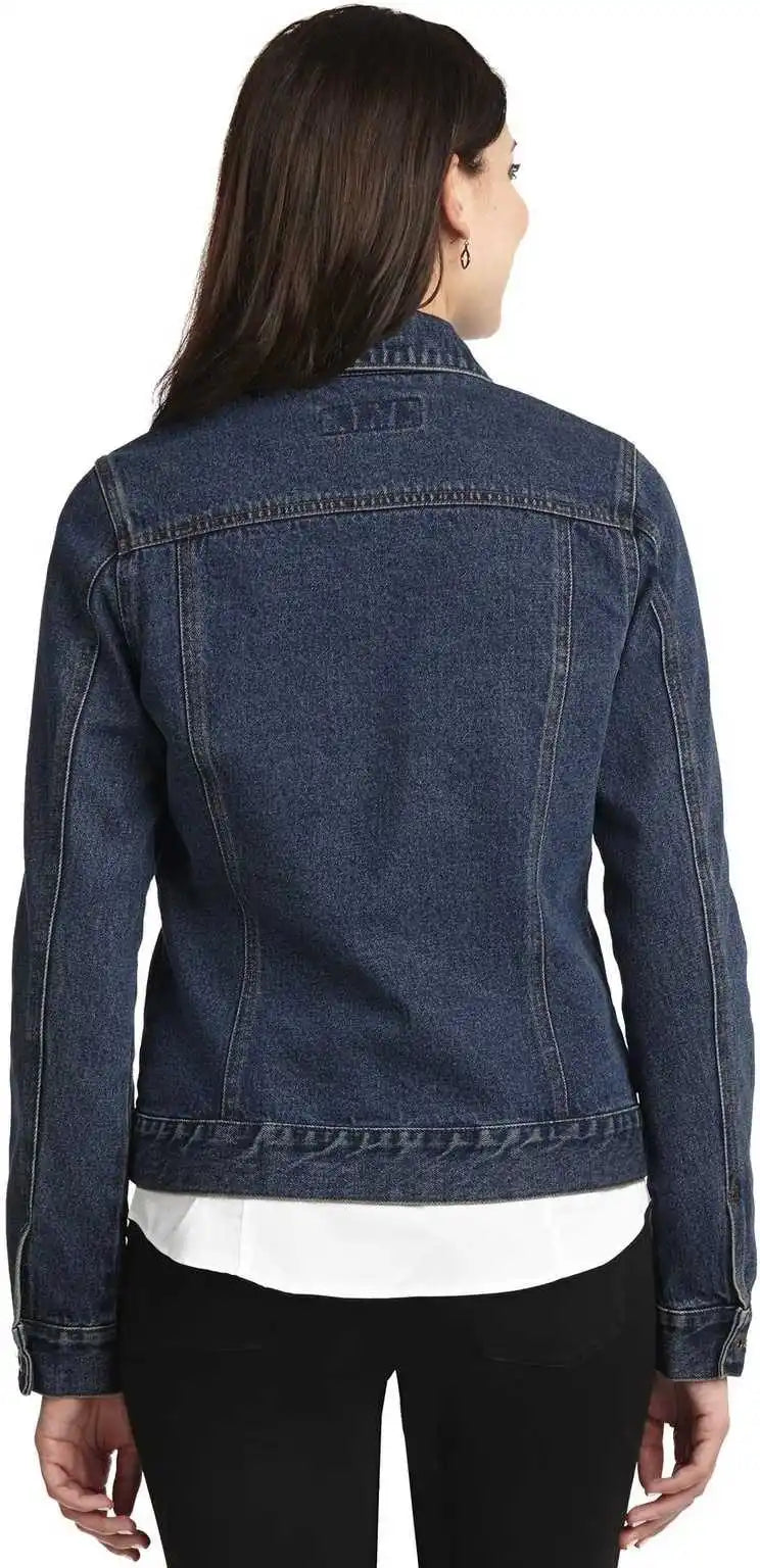 Port Authority L7620 Ladies Denim Jacket Blue