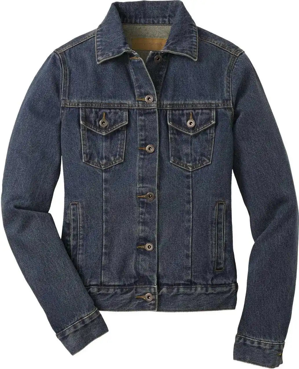 Port Authority L7620 Ladies Denim Jacket Blue