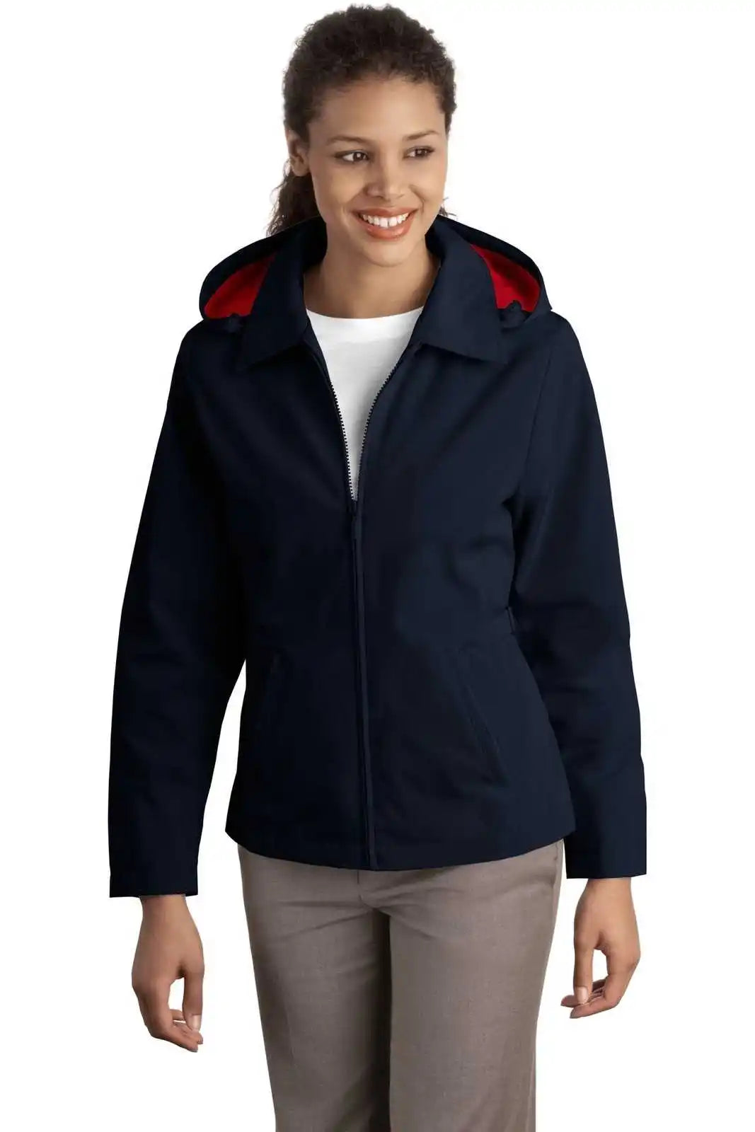 Port Authority L764 Ladies Legacy Jacket - Dark Navy Red