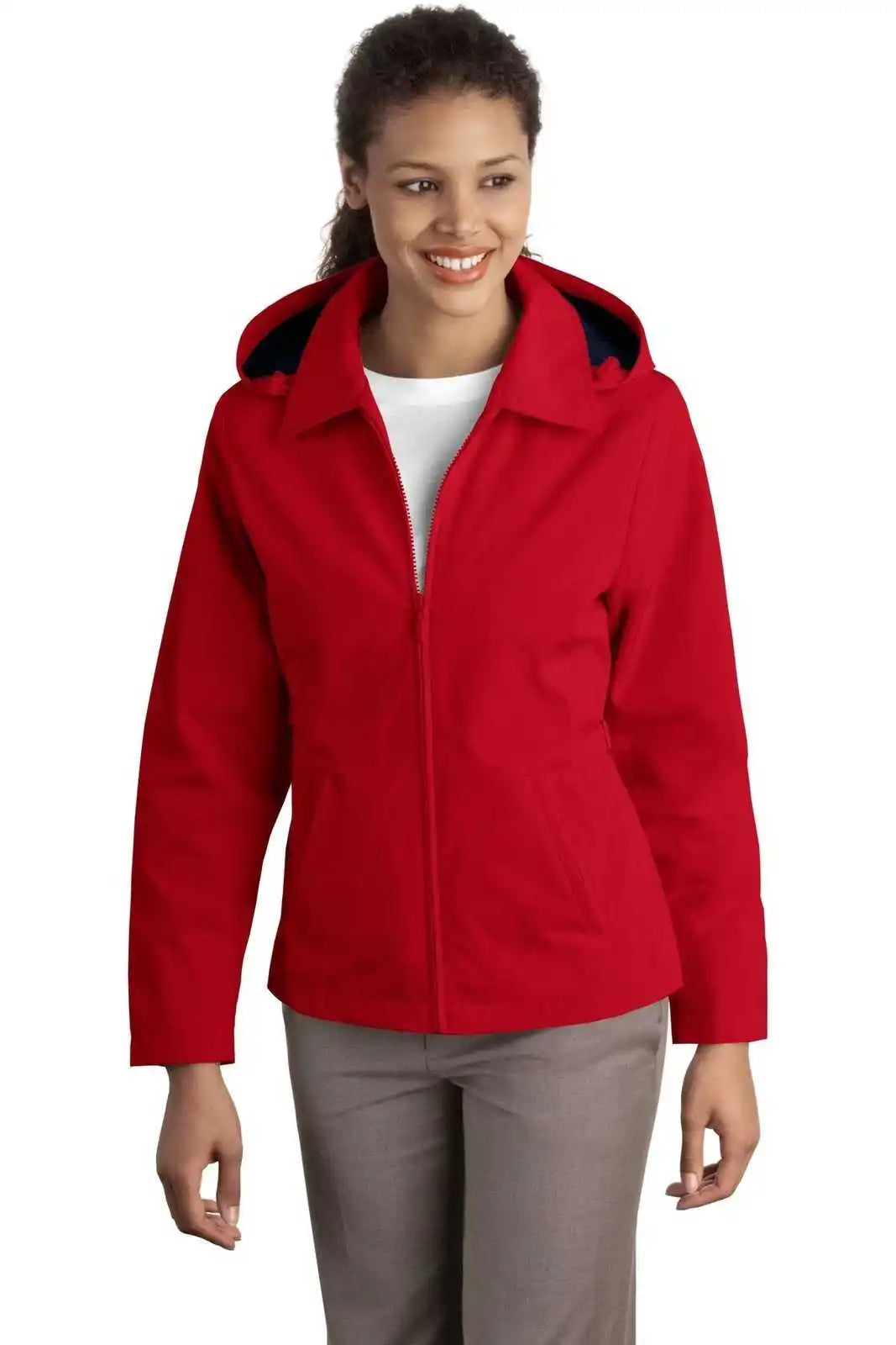 Port Authority L764 Ladies Legacy Jacket - Red Dark Navy