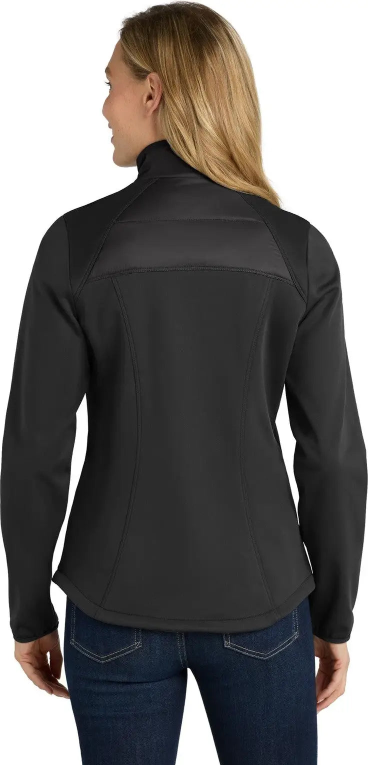 Port Authority L787 Women’s Hybrid Soft Shell Jacket - Deep Black
